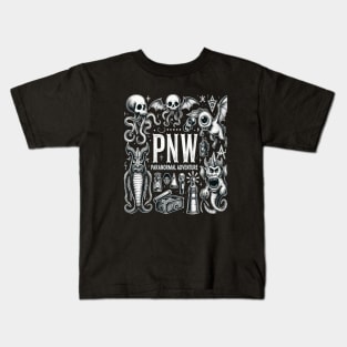 Pacific Northwest Paranormal Adventures Kids T-Shirt